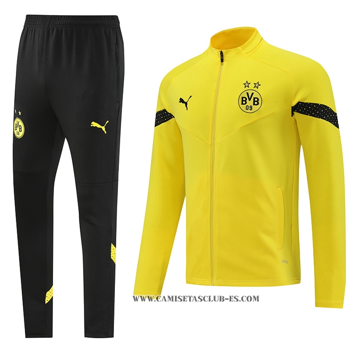 Chandal de Chaqueta del Borussia Dortmund 22-23 Amarillo